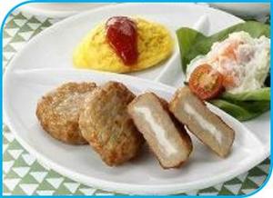 チーズ入りチキンバーグ.JPG