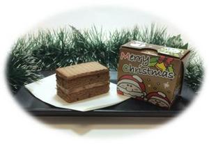 クリスマスケーキ（チョコレート）.JPG